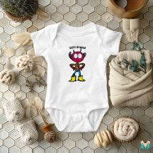 Quirky Alien Character with Bold Colours and Style