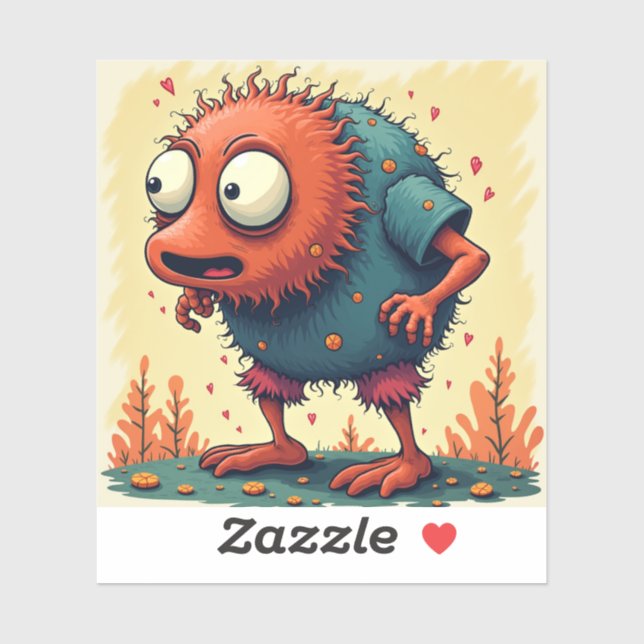 Quirky Alien Monster Art - Funny Monster Series (Sheet)