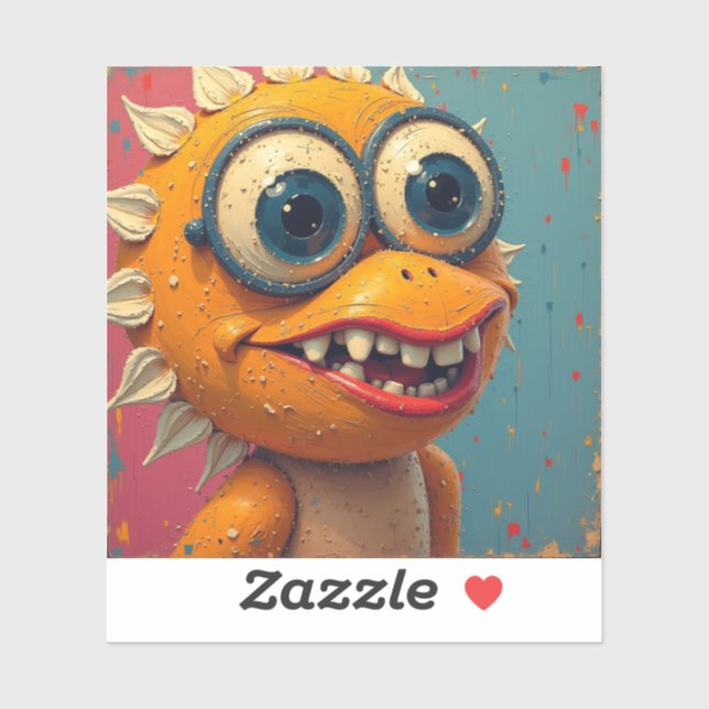 Quirky Alien Monster Art - Funny Monster Series (Sheet)