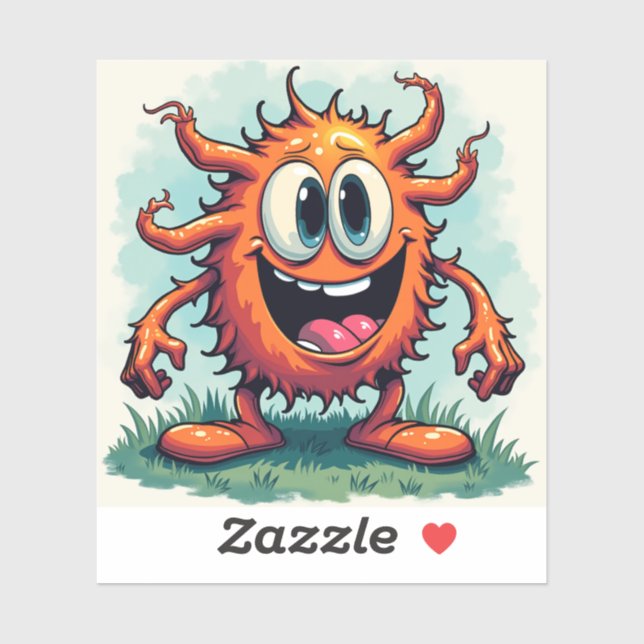 Quirky Alien Monster Art - Funny Monster Series (Sheet)