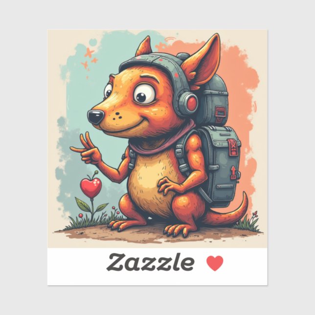 Quirky Alien Monster Art - Funny Monster Series (Sheet)