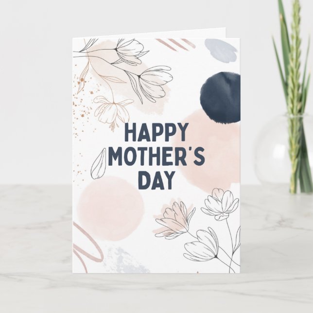 Quirky and fun Mothers Day Card (Front)
