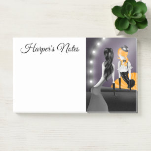 Quirky Ballerina & Dancer refection Post-it Notes