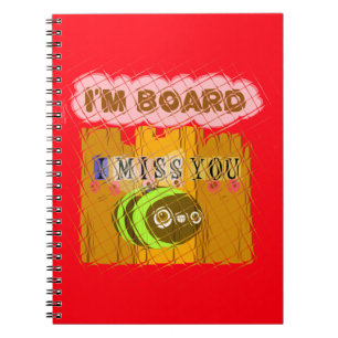 Quirky Bee Art Print Notebook