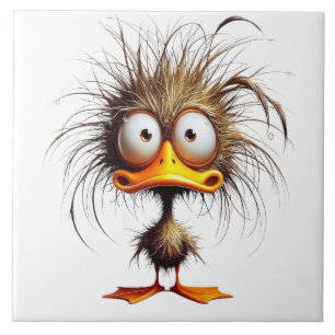 Quirky Bird Ceramic Tile