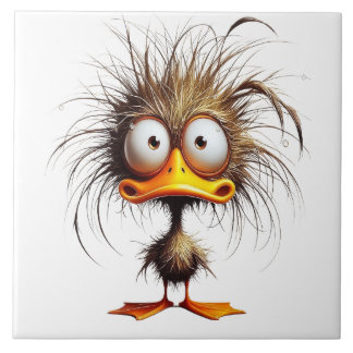 Quirky Bird Ceramic Tile
