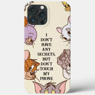 Quirky Cartoon Charm No Secrets iPhone 13 Pro Max Case
