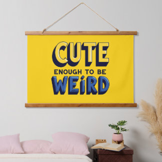 Quirky Charm, Artistic Flair! Hanging Tapestry