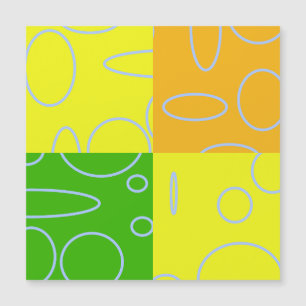 Quirky Chic Modern Abstract Popcorn Anime Card
