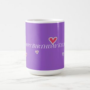 Quirky Cute Hearts Birthday For Her Mug