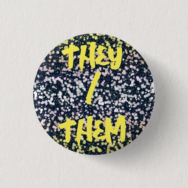 Quirky Cute Retro Boho Flora Pangender Pride Flag 3 Cm Round Badge (Front)