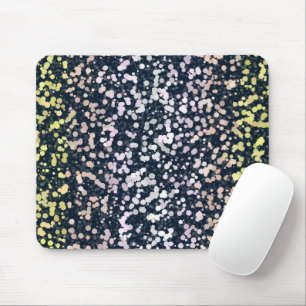 Quirky Cute Retro Boho Flora Pangender Pride Flag Mouse Pad