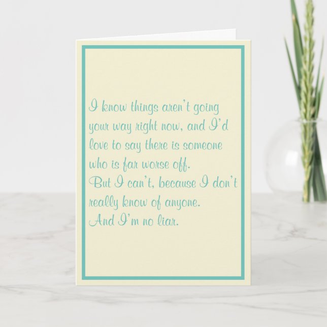 Quirky, dark & twisty coping card, card (Front)