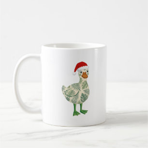 Quirky Duck Santa Winter Mug