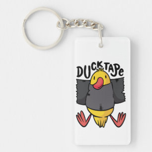 Quirky Duck Tape Wall Mount Key Ring