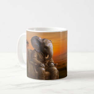 Quirky Elephant Home Decor Coffee Mug