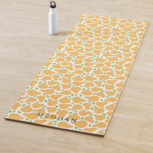 Quirky fruit   Monogram Yoga Mat