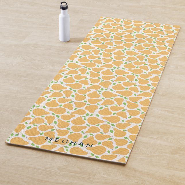 Quirky fruit | Monogram Yoga Mat (In Situ)