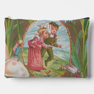 Quirky Funky Retro Valentine's Card, Kate Greenway Accessory Pouch
