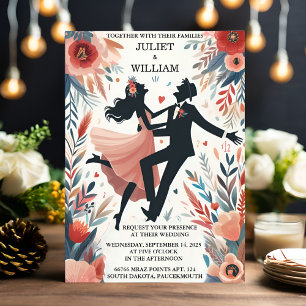 Quirky Funky Unique Humour Meme Funny Wedding Invitation