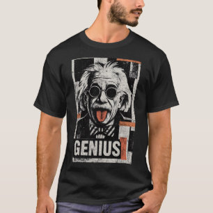 Quirky Genius Pop Art Portrait.  T-Shirt
