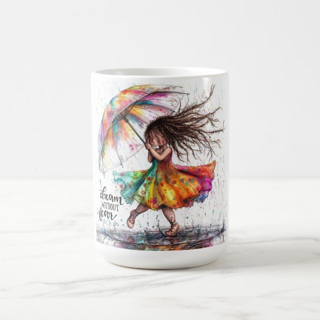 Quirky Girl Rain Dream Mug (Center)