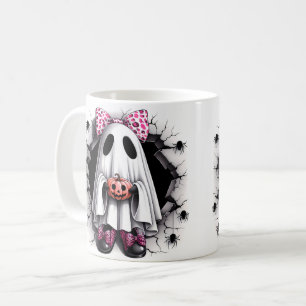 Quirky Halloween Ghost Coffee Mug