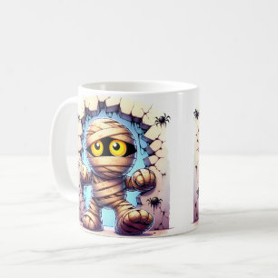 Quirky Halloween Mummy Coffee Mug