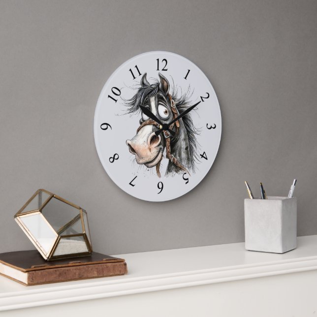 quirky horse large clock (Office)