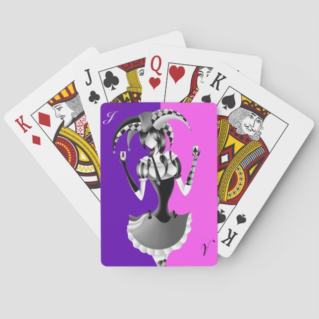 Quirky Jester Playing Cards (Back)