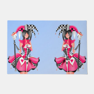 Quirky Jester & Puppet King  Doormat