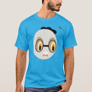 Quirky "Meh" Face Minimalist T-Shirt