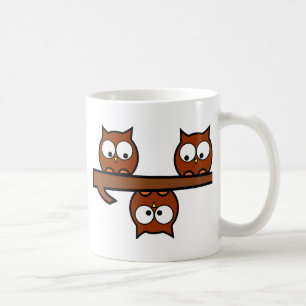 Quirky Owls Coffee Mug