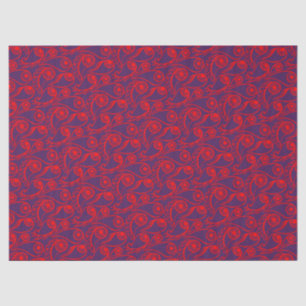 Quirky Paisley Eye Pattern Creepy Funny Halloween Tissue Paper