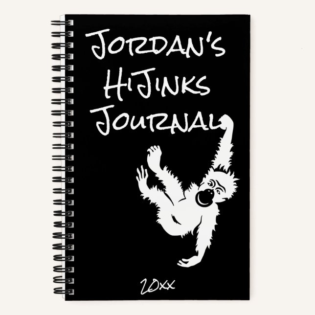 Quirky Personalised HiJinks Journal (Front)