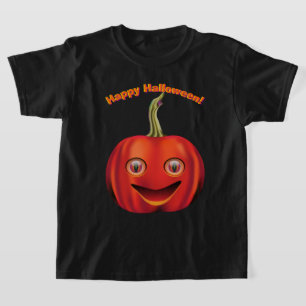 Quirky Pumpkin Halloween T-Shirt