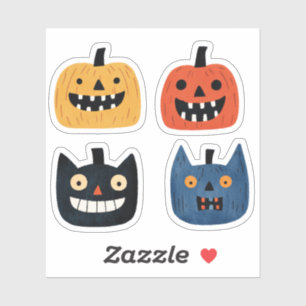 Quirky Pumpkins Spooky Cute Halloween