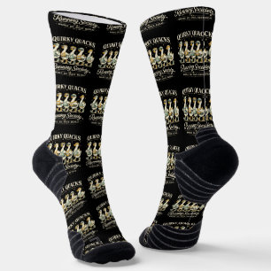 Quirky Quacks Running Society Funny Runner Tee Socks