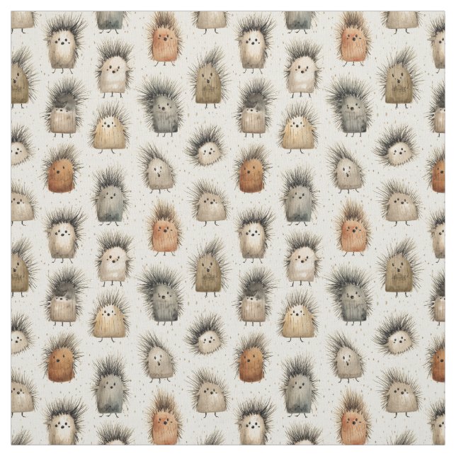 Quirky Quills: Whimsy Porcupine Fabric (Swatch)
