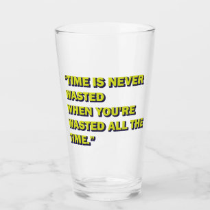 Quirky Quote Glass