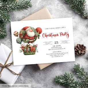 Quirky Santa Claus Classic Holiday Celebration  Invitation