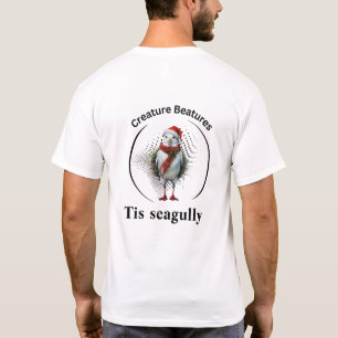 quirky seagull christmas disguise Funny Sarcasm T-Shirt