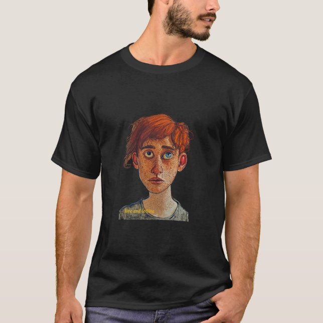Quirky Self-Portrait: Embracing Individuality T-Shirt (Front)