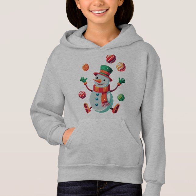 Quirky Snowman Juggling (Front)