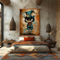 Quirky Steampunk Bitcoin Character Art