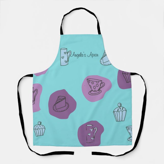 Quirky Tea 2 Apron  (Front)