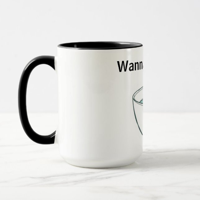 Quirky Tea Time Whimsical Personalised Tea Mug (Left)