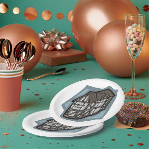 Quirky Tudor House Mediaeval Architecture  Paper Plate
