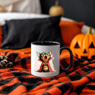 Quirky Vampire Halloween Coffee Mug