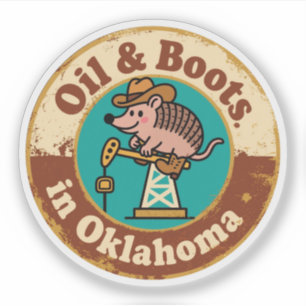 Quirky Western Charm_ Oklahoma Cowboy Armadillo